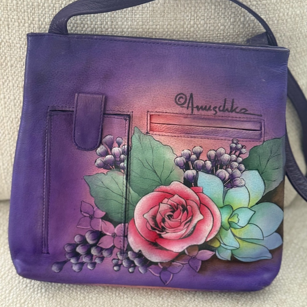 Mischa Leather Bag (Floral)